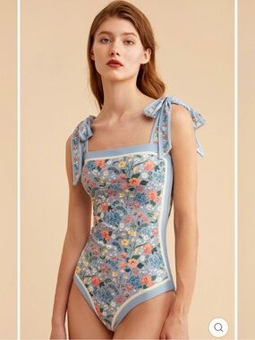 Visual Mood Grace Reversible Tie-Shoulder One Piece Swimsuit